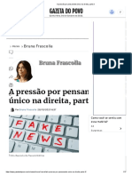 A Pressão Por Pensamento Único Na Direita, Parte 3