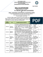 Tata Memorial Centre Walk-In Jobs