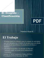 El Despido Clasificacion