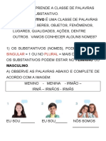 Substantivos PcD