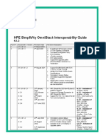 HPE SimpliVity OmniStack Interoperability Guide 4.1.2
