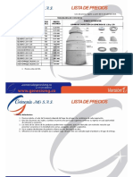 LISTA DE PRECIOS GÉNESIS MG S.A.S. 01