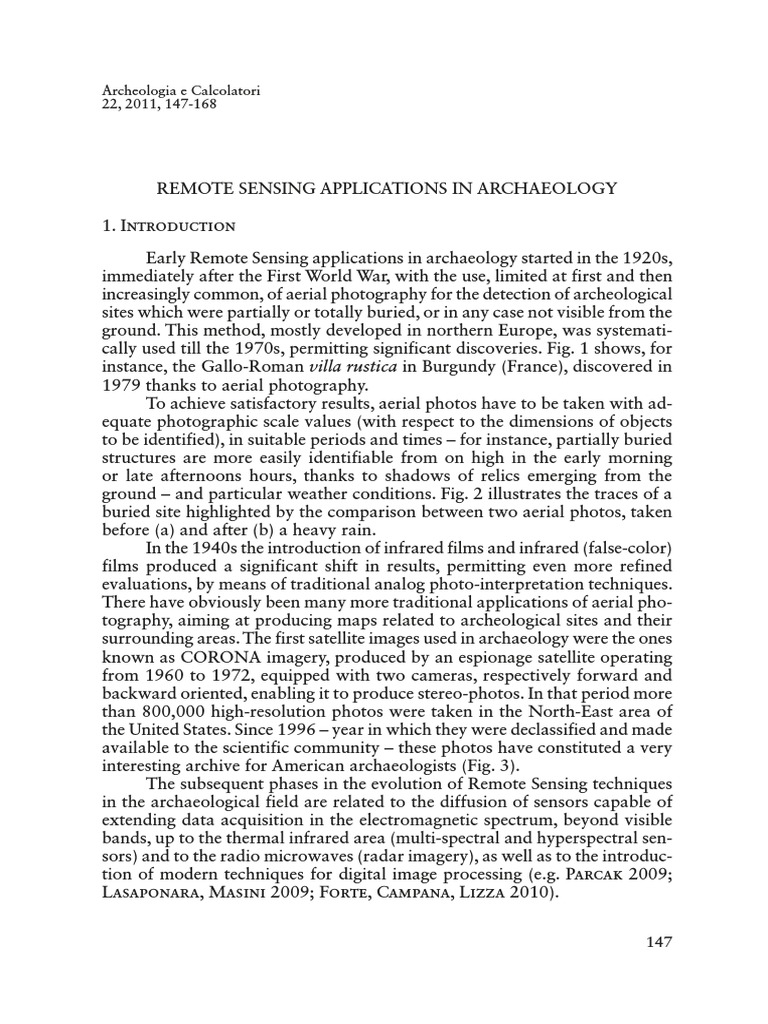 Remote Sensing Applications in Archaeology | PDF | Principal Component ...