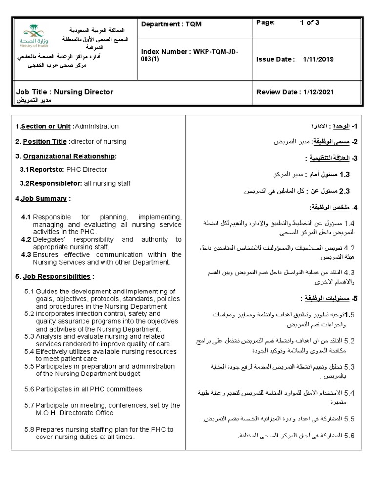 JD Nursing Director PDF