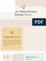 Hakikat Makna Konsep Tentang Sistem