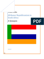 Afrikaner Republicanism - A Synopsis