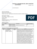 Constancia de Recepción de La Información Del Libro O Registro Electrónico