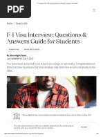 F-1 Student Visa Interview (Questions & Answers Guide) - Shorelight