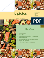 Lipídios: funções, doenças e alimentos