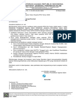 Surat Verval Lanjutan Calon PPG 2022 Tte