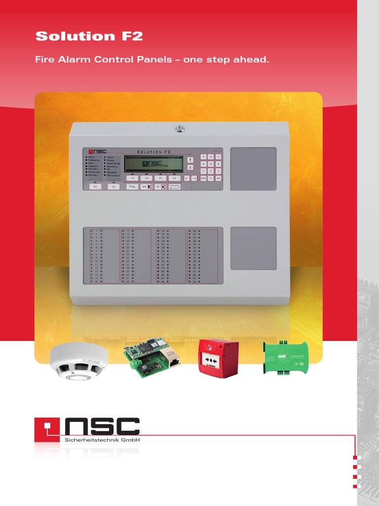 Advanced Fire Control Panel Solution F2 | PDF | Sensor | Power Supply