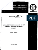 Gamma Spectroscopy Analysis of Hot Particles From The Chernobyl Fallout Broda, R