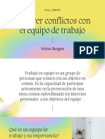 Resolver Conflictos Con El Equipo de Trabajo