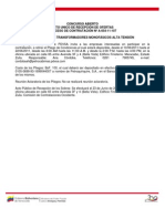 Concurso abierto PDVSA adquisición bombas