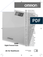 OMRON Digital Scale Manual