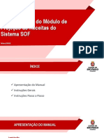 Manual de Inserção de Dados SOF - Projeções de Receita