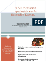 Presentación Módulo Taller de Orienatción Psicopedagogica