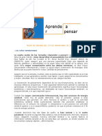 Aprender a pensar: Los niños superdotados y el desarrollo del pensamiento