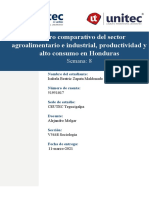Comparativa sector agroindustrial Honduras: Productividad vs necesidades