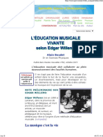 L'éducation musicale vivante selon Edgar Willems