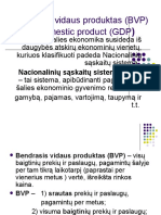 Bendrasis Vidaus Produktas (BVP) Gross Domestic Product (GDP