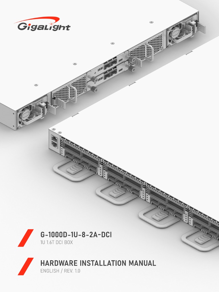 G-1000D-1U-8-2A-DCI - Hardware Installation Manual | PDF