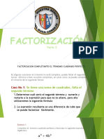 Factorización II