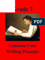 Grade 7: Common Core Writing Prompts