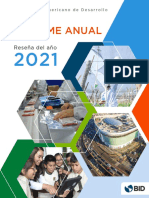 Informe Anual Del Banco Interamericano de Desarrollo 2021 Resena Del Ano