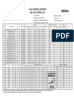 Certificado de Calidad Valvula Bola Inox X 200 X 3PC