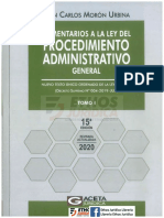 1 Comentarios A La Ley de Procedimiento Administrativo General Tomo I