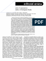 Limitations of Methods of Osmometry - Measuring The Osmolality of Biological Fluids