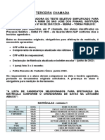 CHAMAR NA TERCEIRA CHAMADA Correcao Nome Alexandre