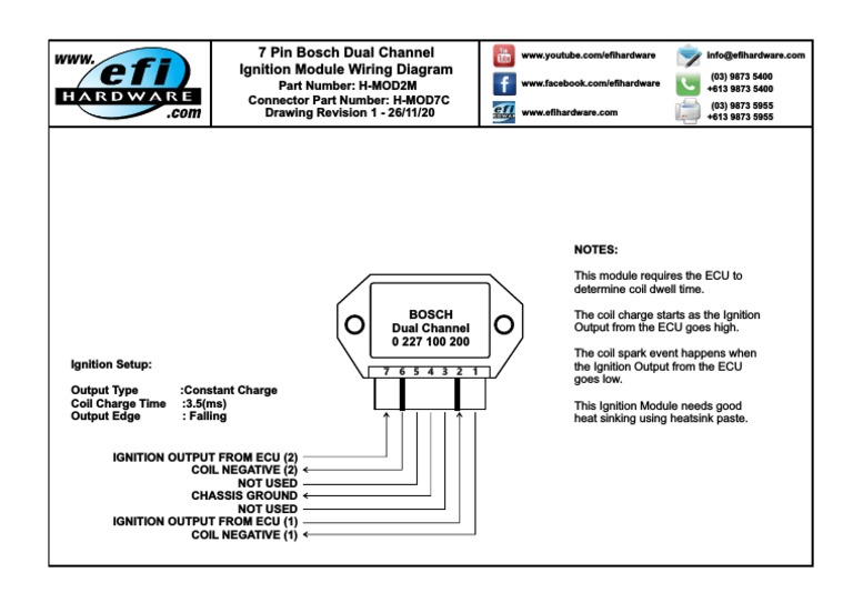 7 Pin Bosch Ignition Module Diagram | PDF | Technology & Engineering
