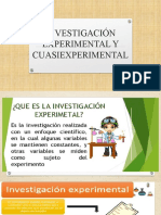 Investigación Experimental y Cuasiexperimental