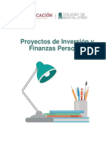 Finanzas personales y proyectos de inversión