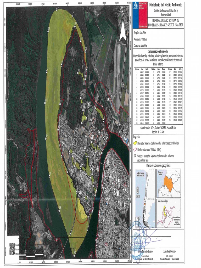 Cartografia Sector Isla Teja Firmada | PDF