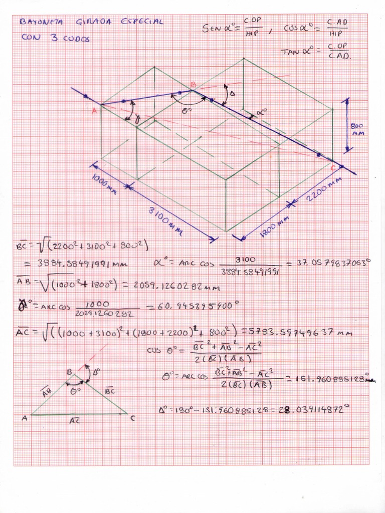 Calculo de Bayonetas para Examen Tuberos | PDF