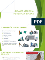 Presentacion Servicio de Aseo Municipal de Residuos Solidos (1)