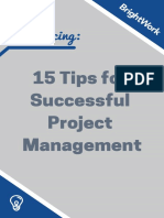 15 Tips For Successful Project Management