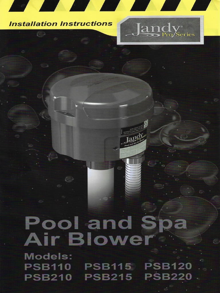 Air BlowerPool and SpaJandy PDF