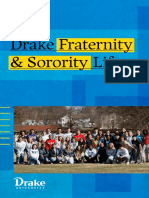 Drake Fraternity and Sorority Life Brochure