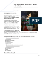 Commentairecompose.fr-les Contemplations Victor Hugo Livres I à IV Résumé Et Analyse Fiche de Lecture