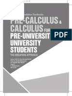Pre-Calculus and Calculus