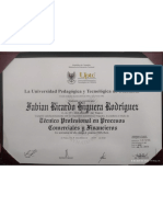 Diploma Técnico Fabian