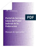 Portal de Servicios en Línea Del Poder Judicial de La Federación