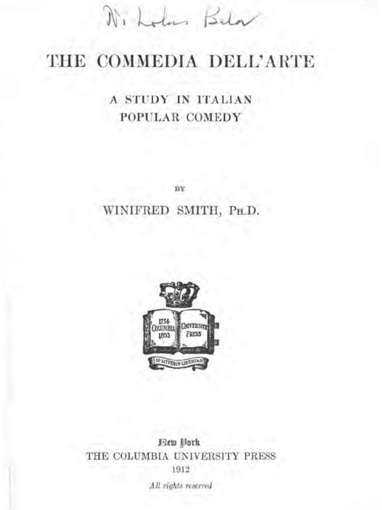 God Save The QueenPistol Traduction The Commedia Dell Arte | PDF | Commedia Dell'arte | Theatre