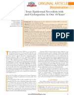 Management of Toxic Epidermal Necrolysis With Plas