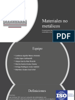 Presentacion de Materiales No metalicosNO1