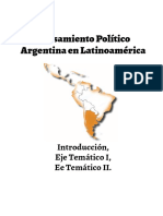 Pensamiento Político Argentina en Latinoamérica Tomo I